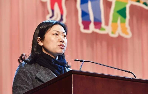 2.副区长钱盛霞主持启动仪式 2.副区长钱盛霞主持启动仪式