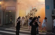 我校举行夜间消防应急疏散演练