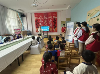 基础医学院（公共卫生与检验医学院）教工党支部走进爱婴之家幼儿园开展七步洗手法科普活动