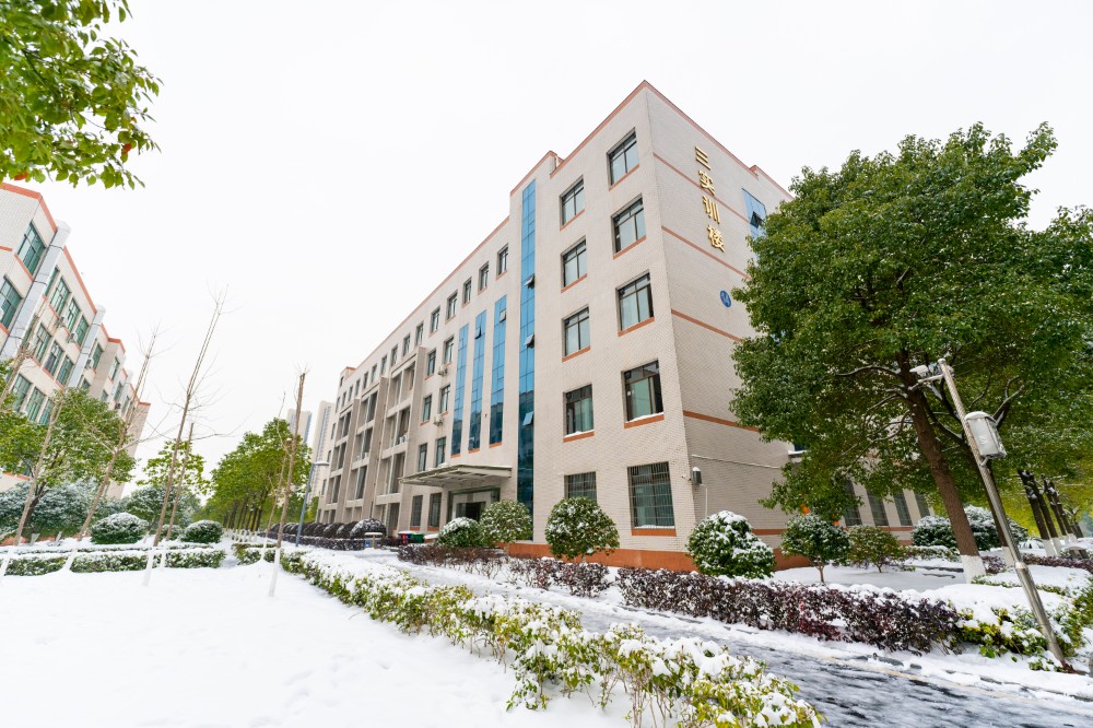 校园雪景_益阳医学高等专科学校