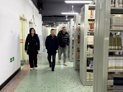 益阳医学高等专科学校图书馆寒假前安全检查